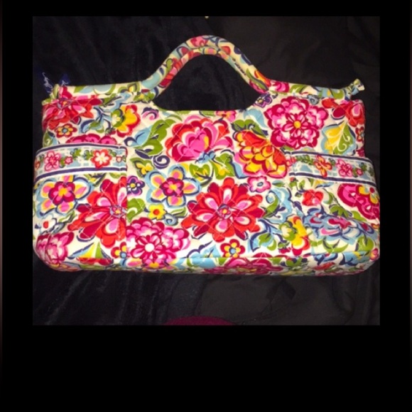 Vera Bradley Handbags - 🕸️🎃🕸️  VB Neon Floral Tote